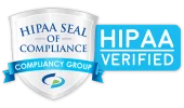 HIPPA compliance verification seal